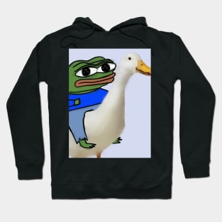 meme pepe and duck Hoodie